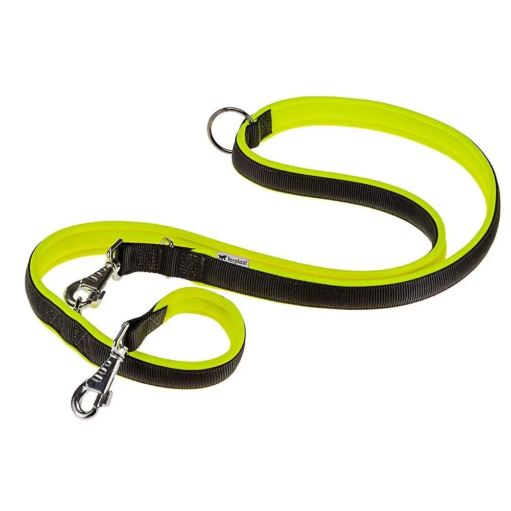 [F75448848] Ferplast Correa Ergofluo Ga20 200 Amarillo Correa o collar para perros