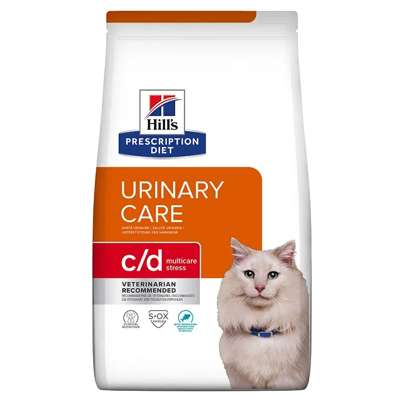 [606770] Hill's HPD C / D Urinario Stress Pescado Azul Pienso para Gatos 1,5KG