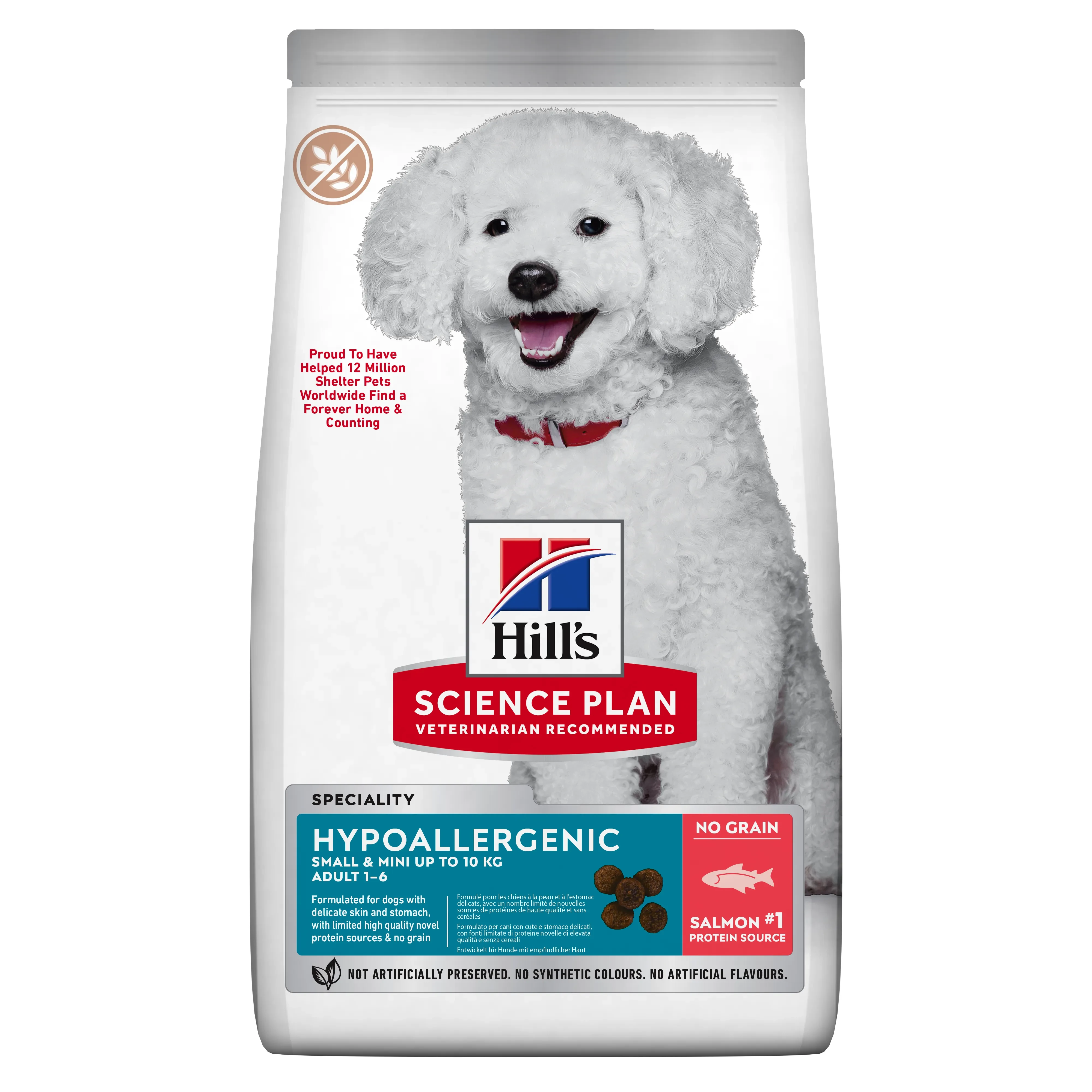 [H607841] Hill's Sp Adult Hypoallergenic S Salmon Y Atun 6 Kg Pienso para Perros