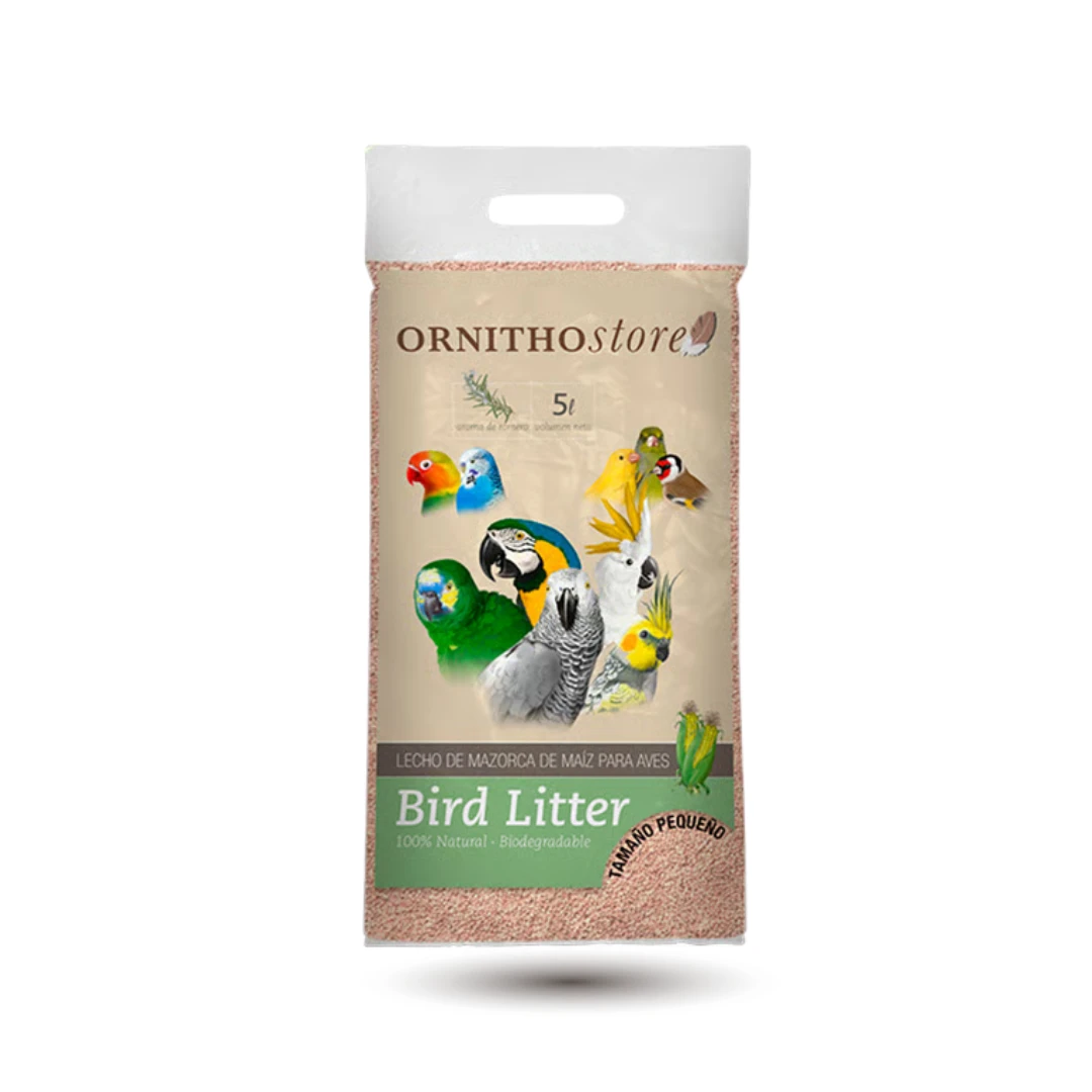 [OR0200] PSITTACUS Bird Litter Lecho de Mazorca de Maíz para Aves 5 L